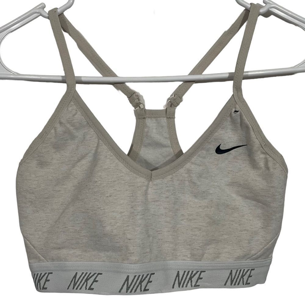 Nike Dri-Fit Cream Medium Impact Sports Bra